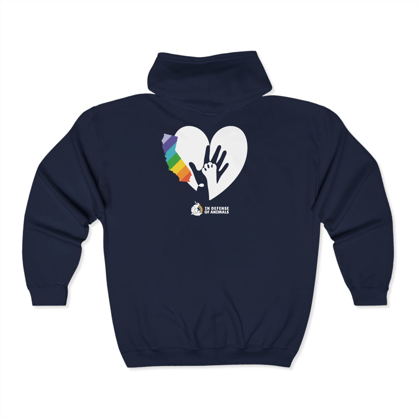 IDA Loves LA Unisex Heavy Blend™ Full Zip Hooded Sweatshirt