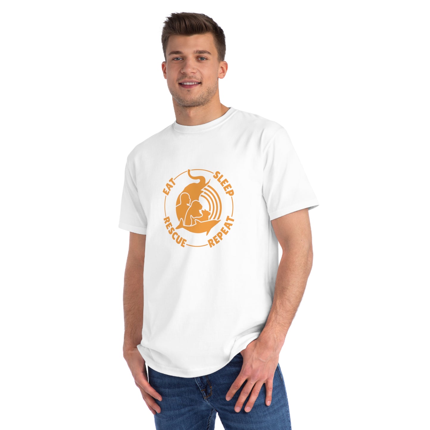 "Eat, Sleep, Rescue, Repeat" Unisex T-Shirt