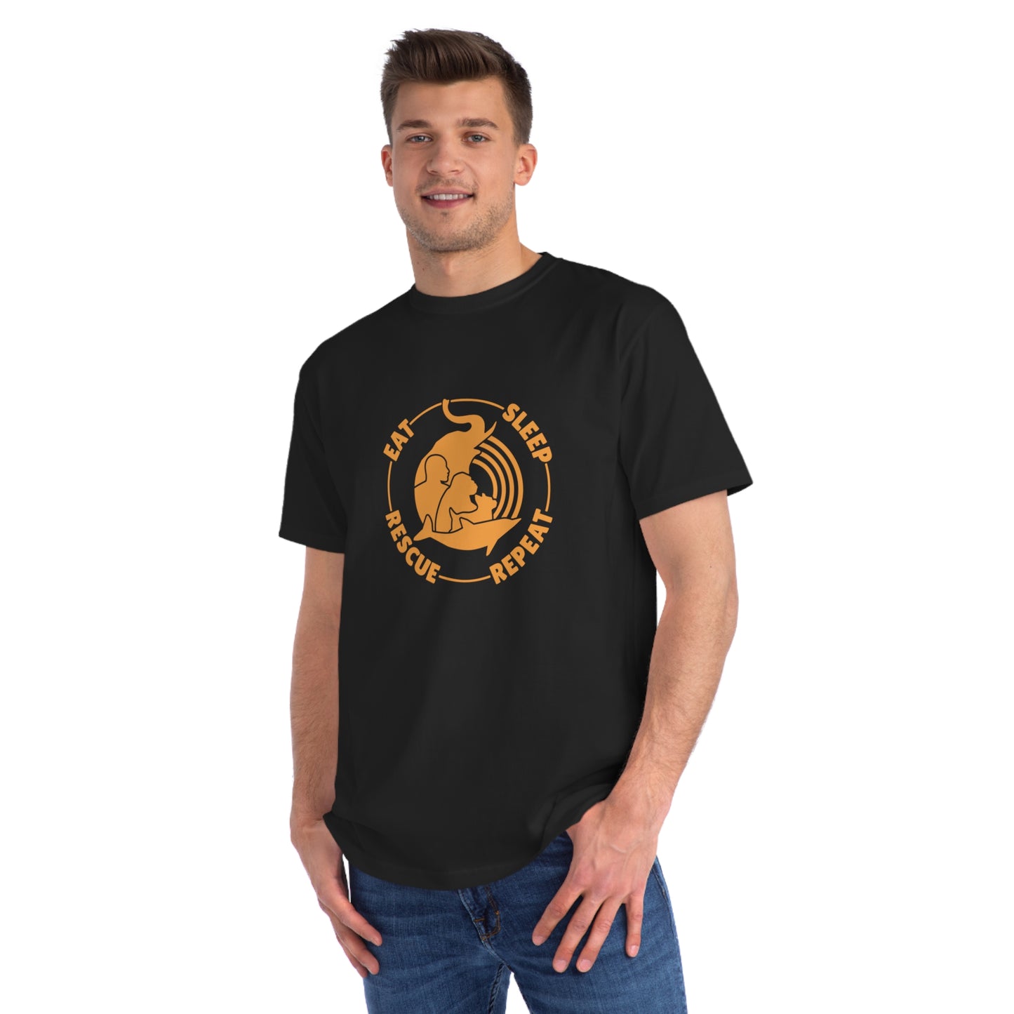 "Eat, Sleep, Rescue, Repeat" Unisex T-Shirt