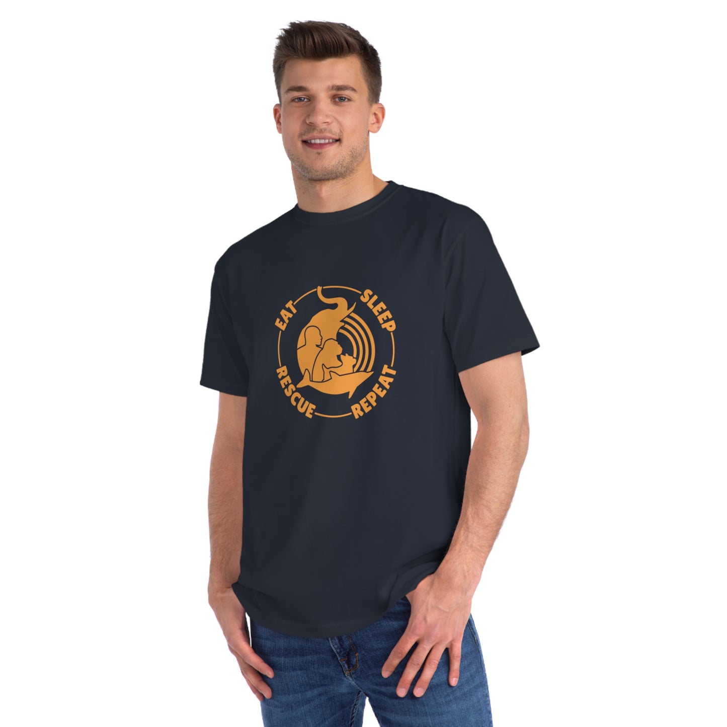 "Eat, Sleep, Rescue, Repeat" Unisex T-Shirt