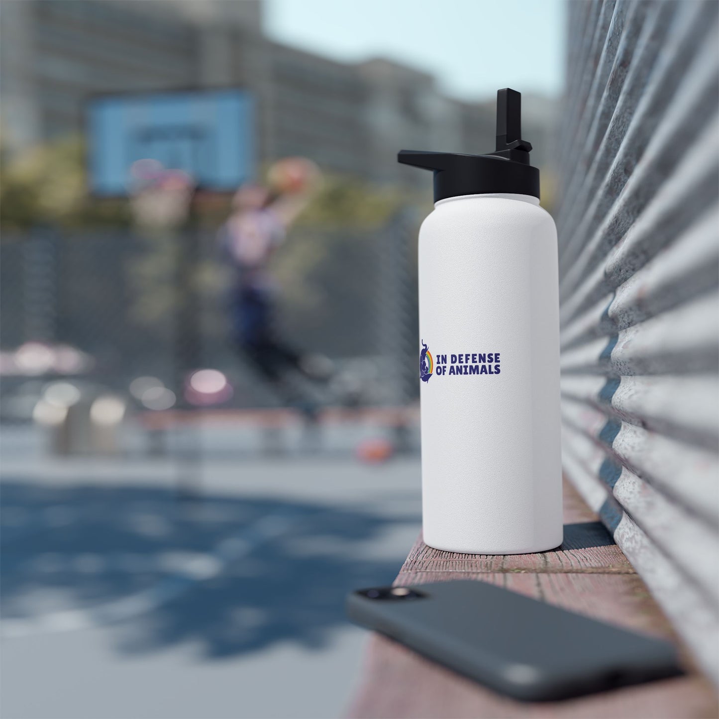 "Eat, Sleep, Rescue, Repeat" Stainless Steel Water Bottle