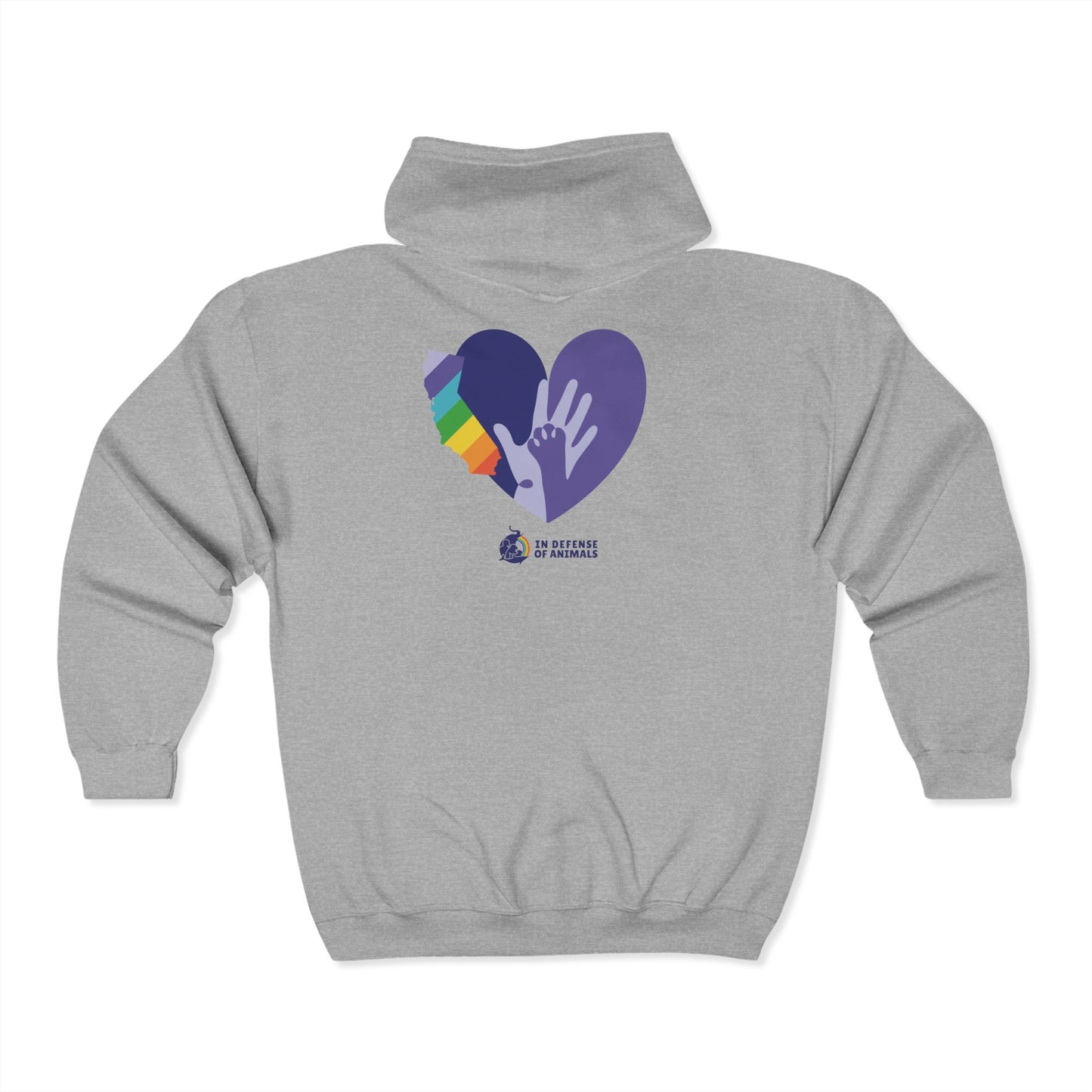 IDA Loves LA Unisex Heavy Blend™ Full Zip Hooded Sweatshirt