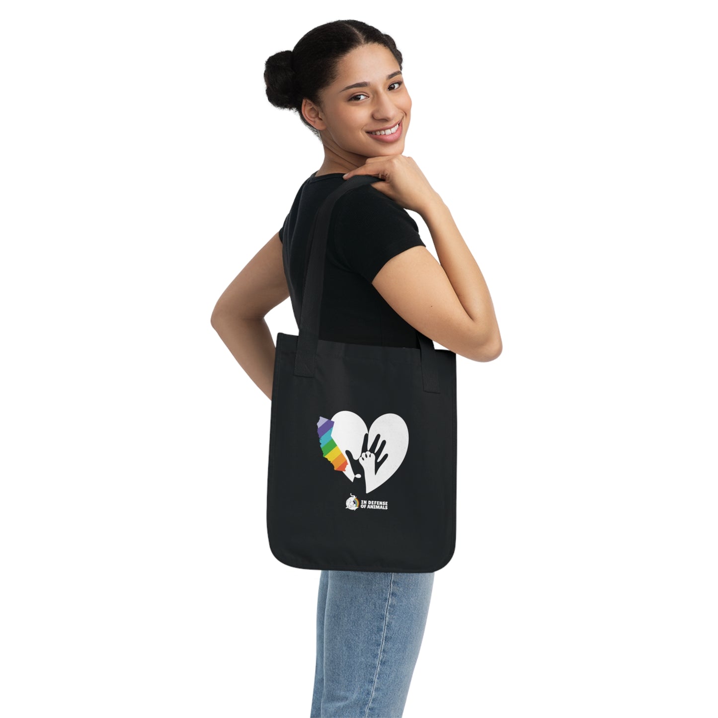 IDA Loves LA Organic Canvas Tote Bag