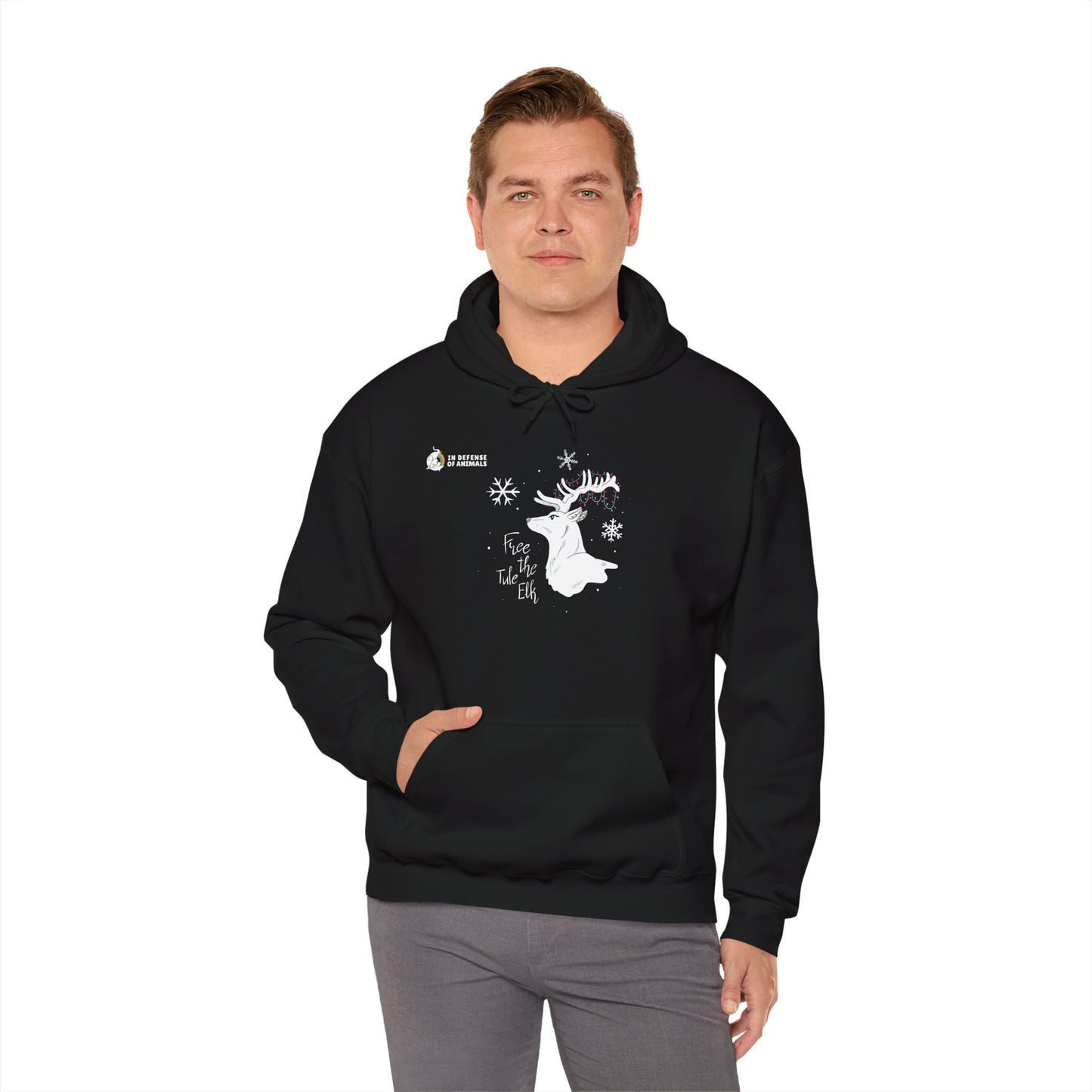 "Free the Tule Elk" Unisex Heavy Blend™ Hooded Sweatshirt