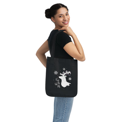 "Free the Tule Elk" Organic Canvas Tote Bag