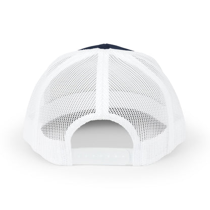 IDA Snapback Trucker Cap in Navy