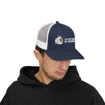 IDA Snapback Trucker Cap in Navy