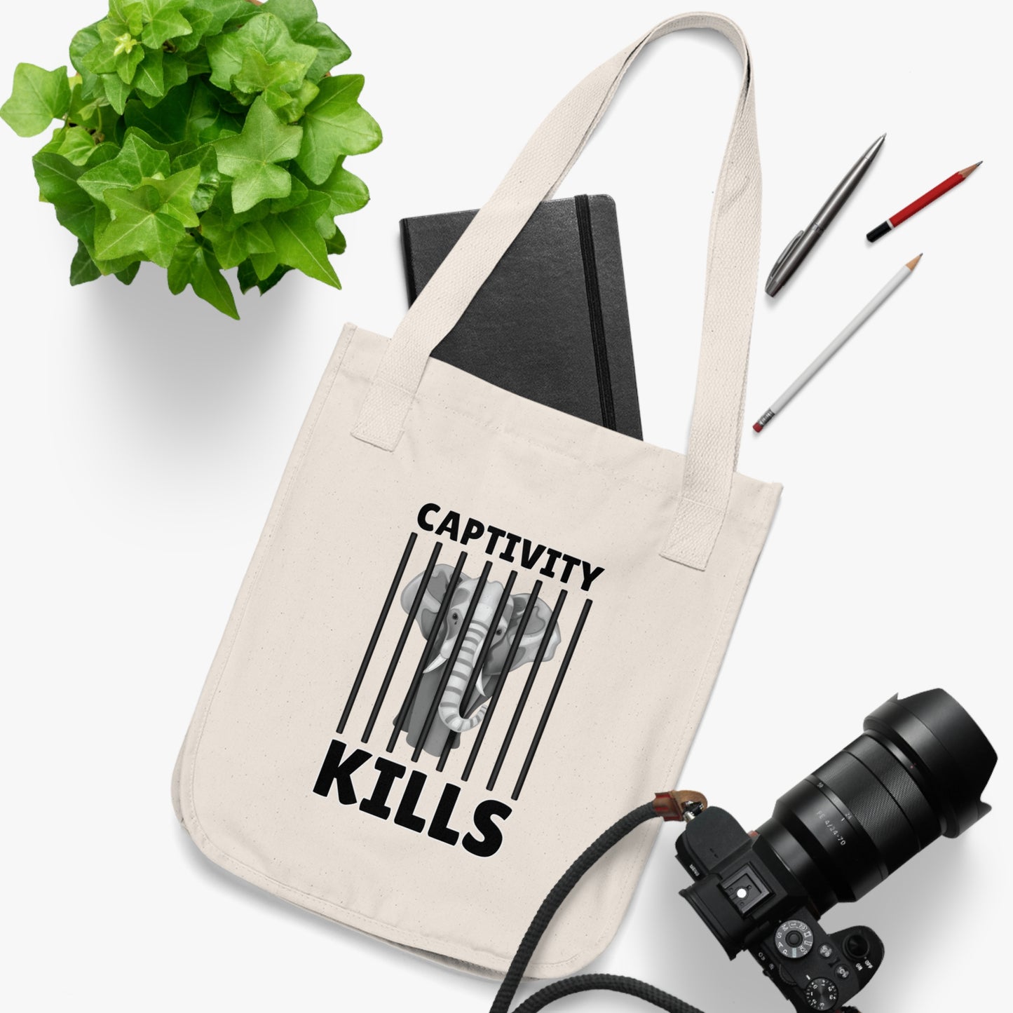 Organic Canvas Capivity Kills Tote Bag