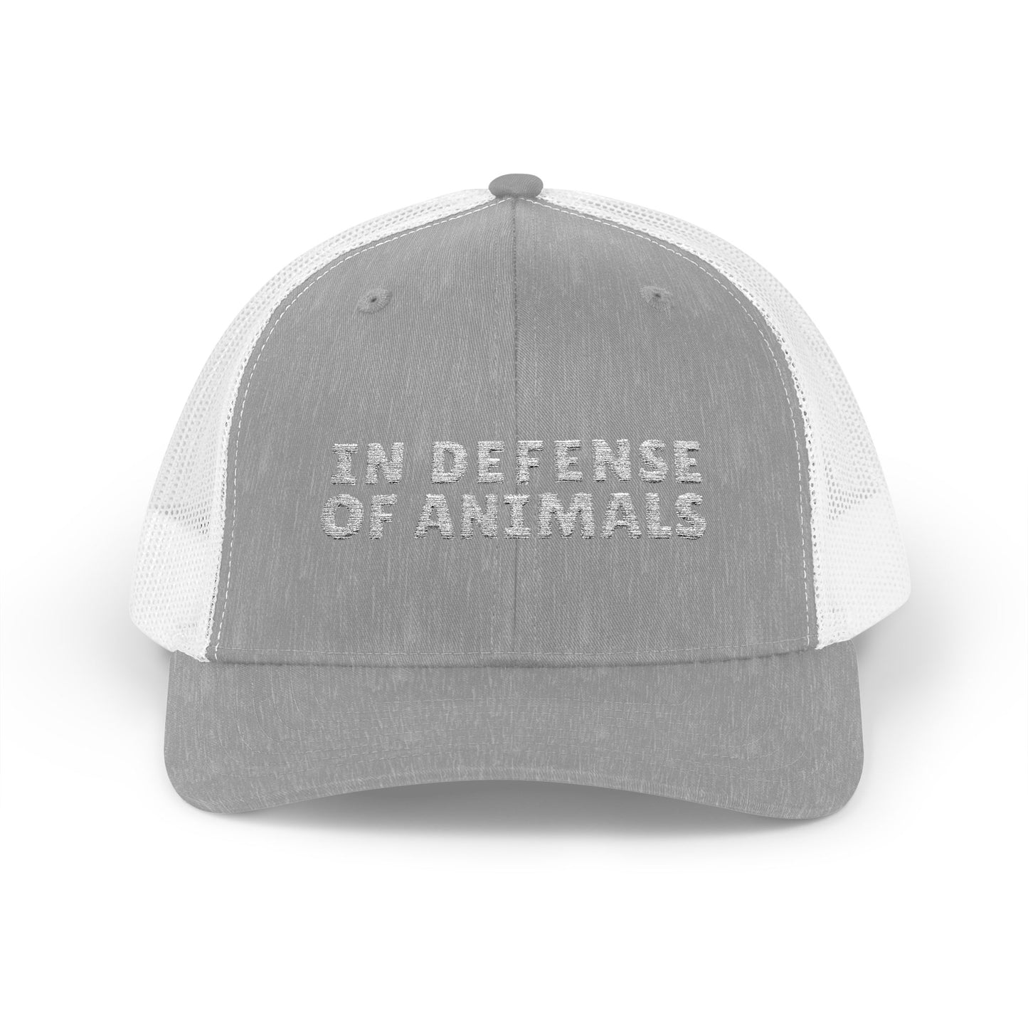 IDA Snapback Trucker Cap in Heather Grey