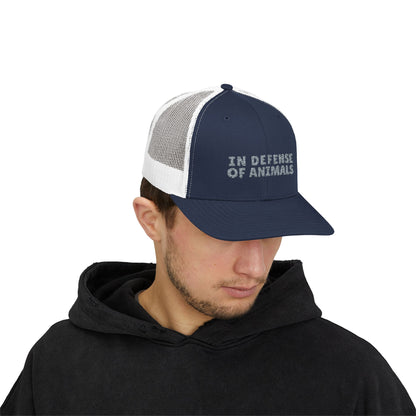 IDA Snapback Trucker Cap in Navy