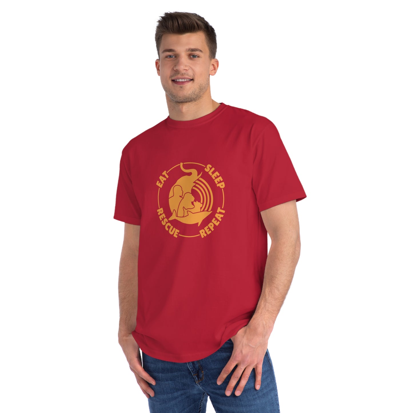 "Eat, Sleep, Rescue, Repeat" Unisex T-Shirt